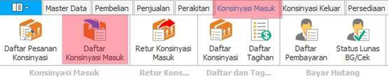 daftar konsinyasi masuk