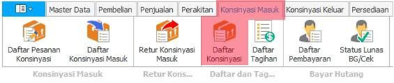 daftar konsinyasi laku