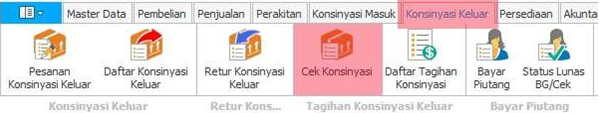cek konsinyasi keluar