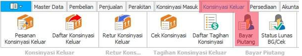 menu bayar piutang