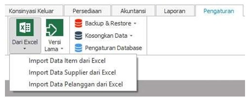 import data dari excel
