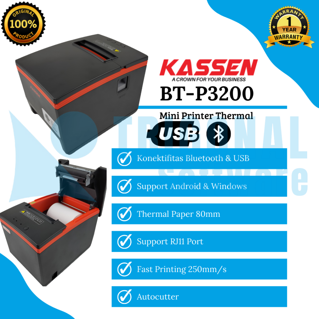 mini printer kasir swalayan
