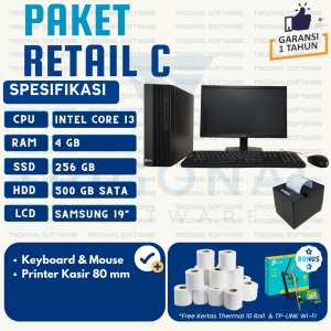 Paket Komputer Kasir Retail C