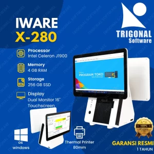 PC Kasir Dual Monitor IWARE X280