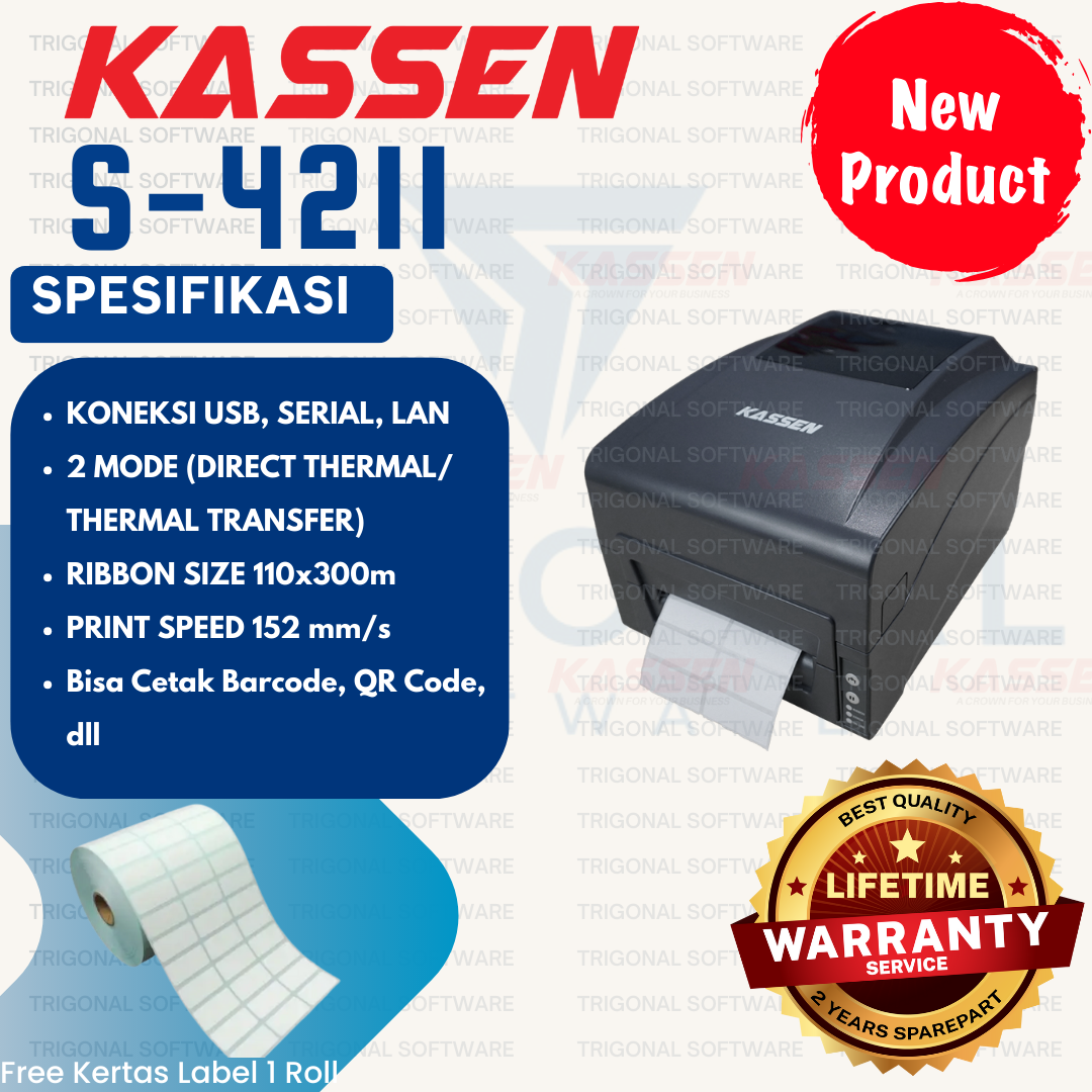 kassen-s4211-label-printer