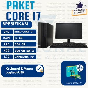 PAKET KOMPUTER KASIR CORE I7